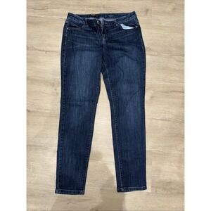 Simply Vera Vera Wang Women's Skinny Stretch Denim Jeans Size 10 Blue 30x27